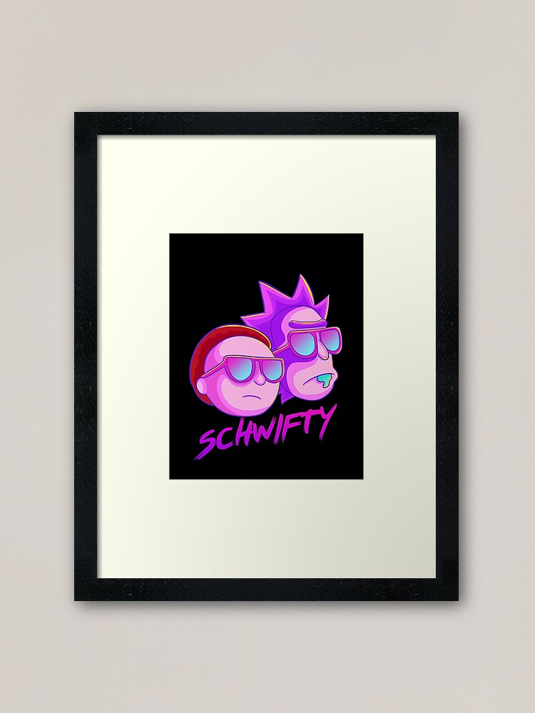 Alternate view of get schwifty Framed Art Print