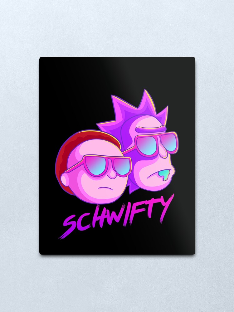 Alternate view of get schwifty Metal Print