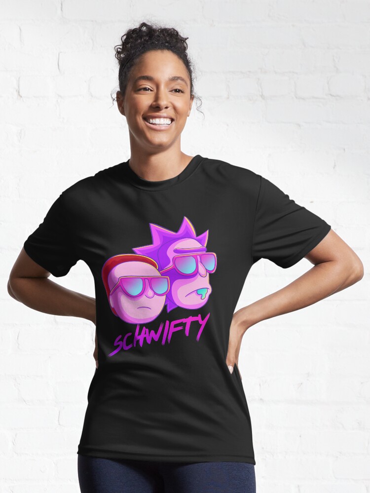 Alternate view of get schwifty Active T-Shirt