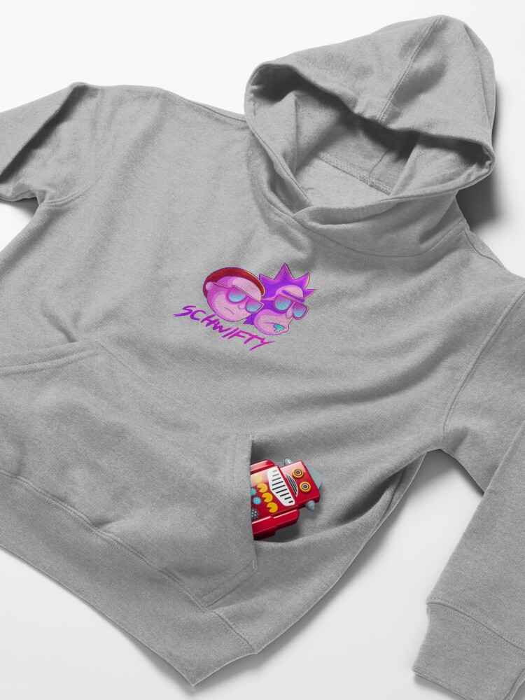 Alternate view of get schwifty Kids Pullover Hoodie