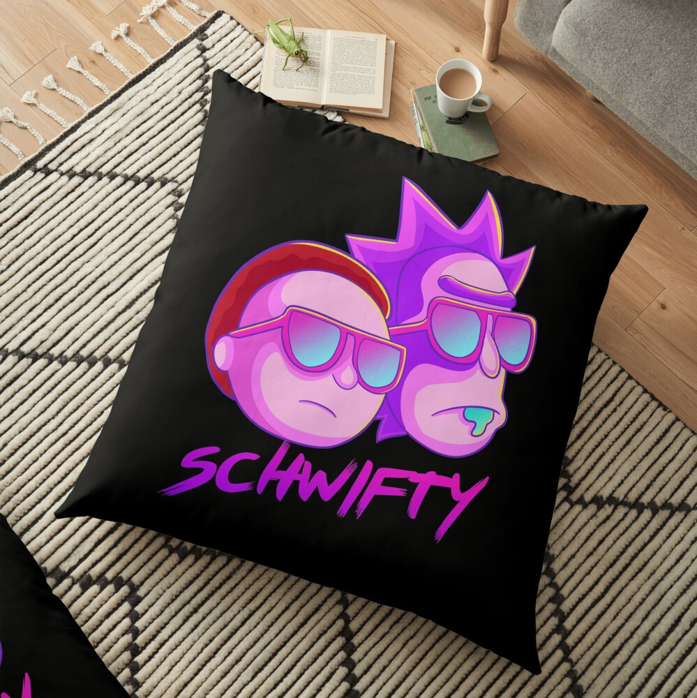 get schwifty Floor Pillow