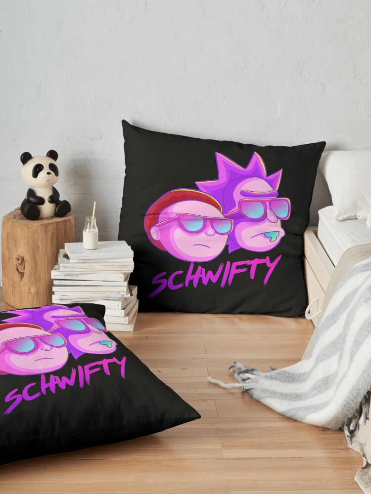 Alternate view of get schwifty Floor Pillow