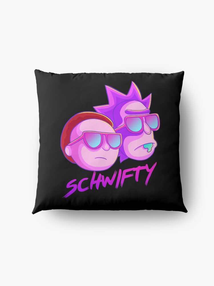 Alternate view of get schwifty Floor Pillow