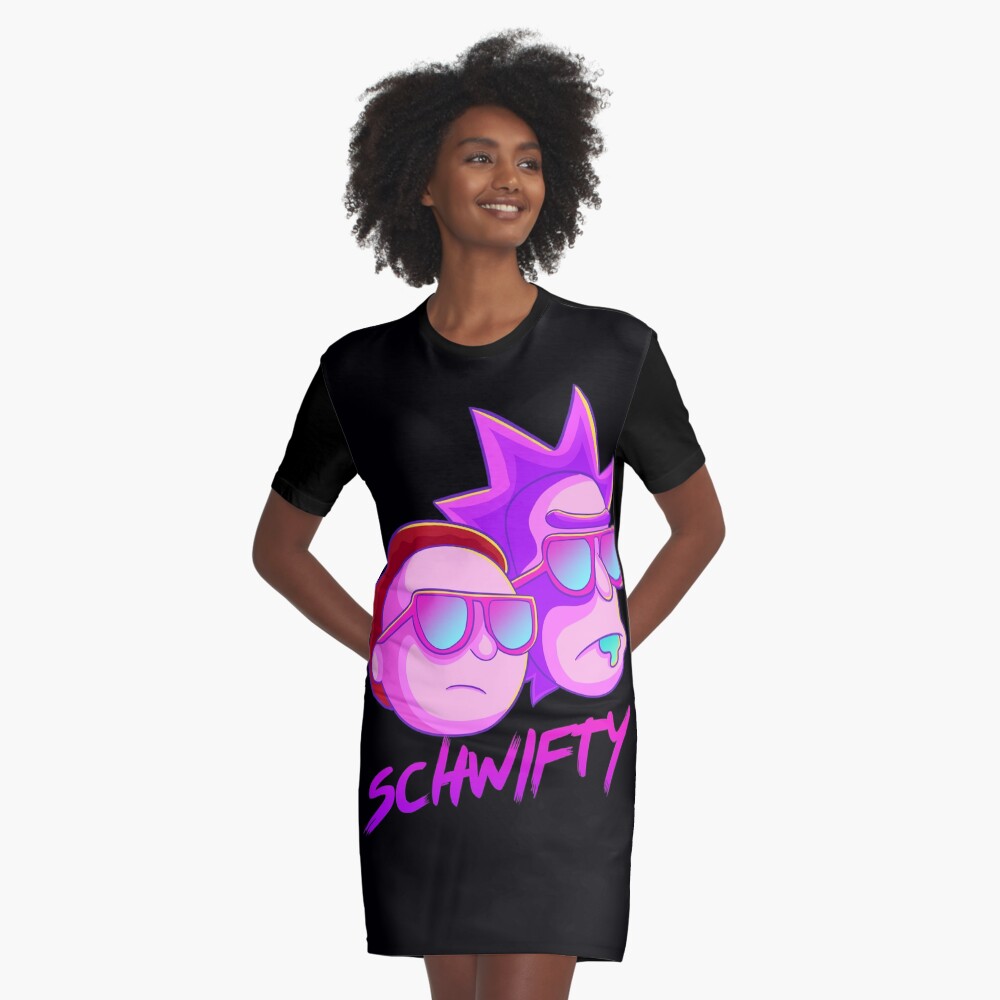get schwifty Graphic T-Shirt Dress