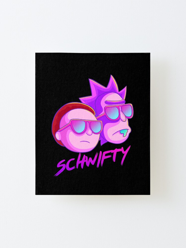 Alternate view of get schwifty Mounted Print