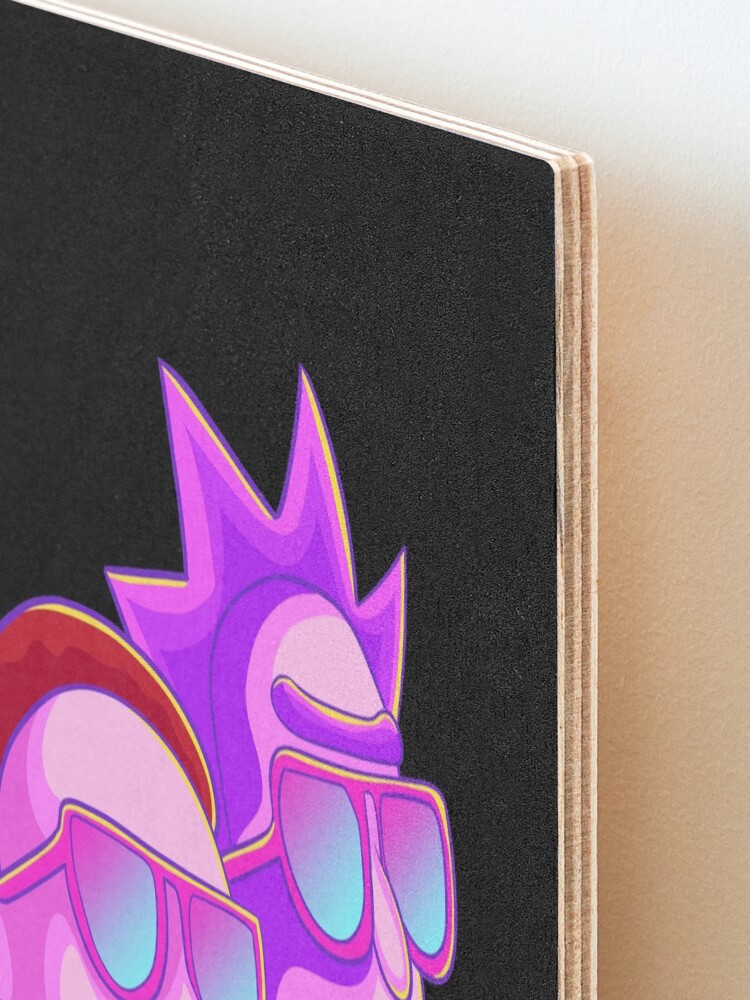 Alternate view of get schwifty Mounted Print