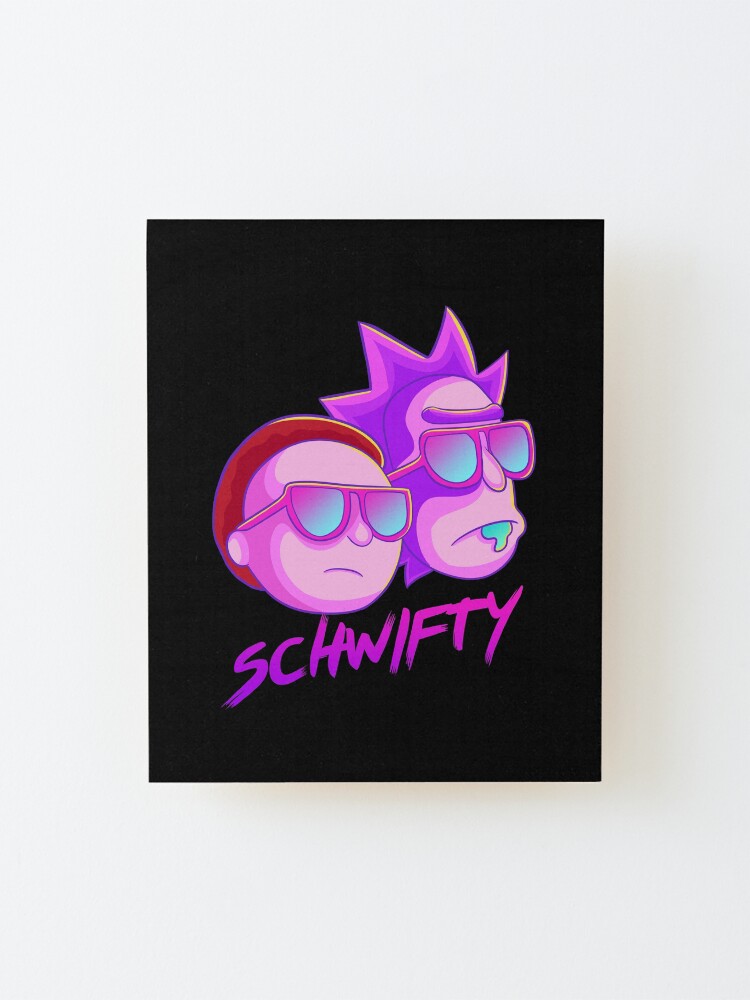 Alternate view of get schwifty Mounted Print