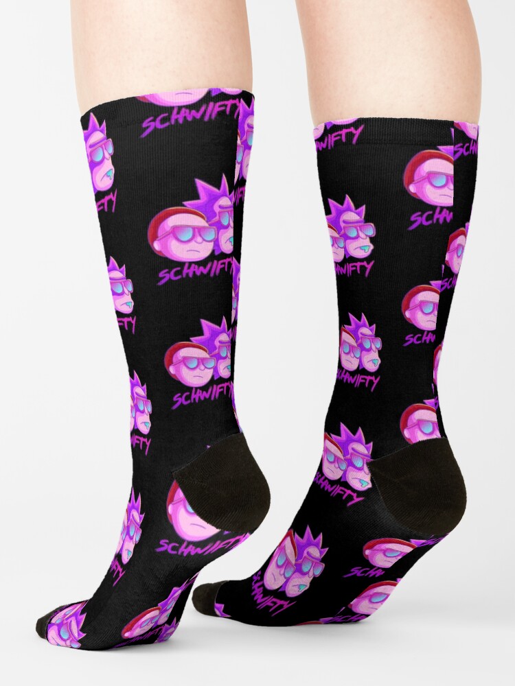 Alternate view of get schwifty Socks