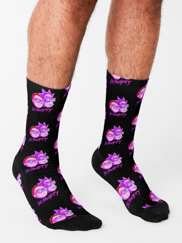 Alternate view of get schwifty Socks