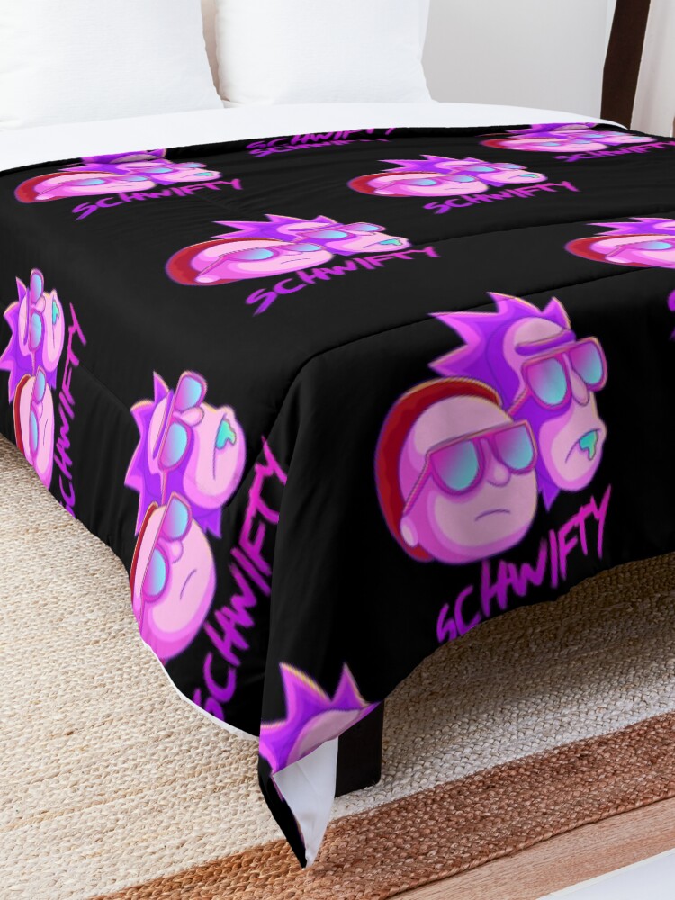 Alternate view of get schwifty Comforter