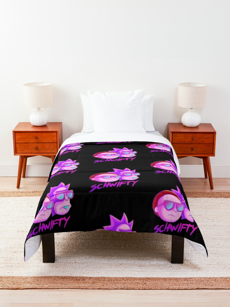 Alternate view of get schwifty Comforter