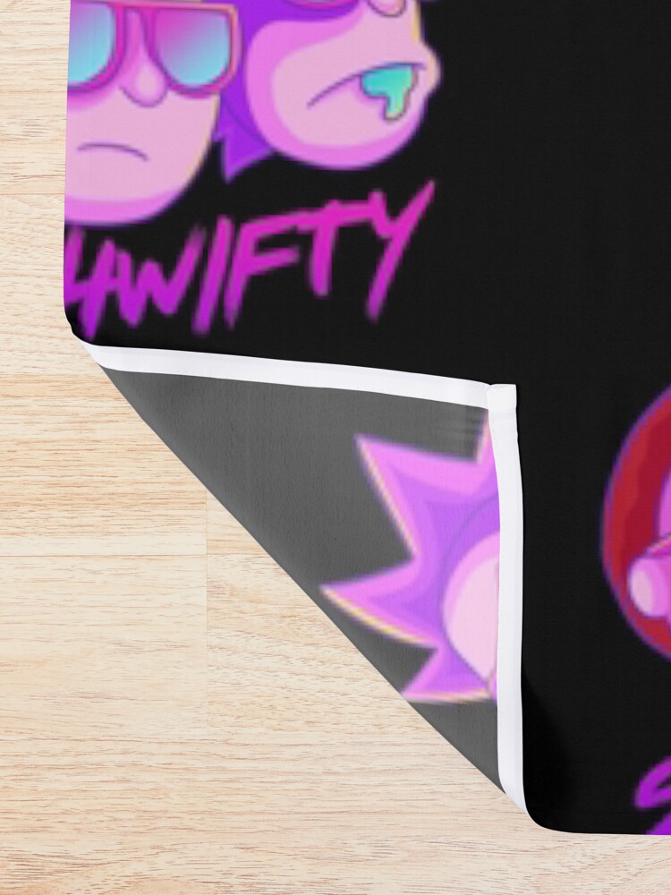 Alternate view of get schwifty Shower Curtain