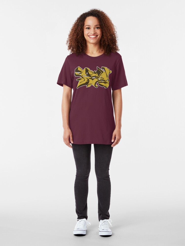 Alternate view of Style graffiti Gold Slim Fit T-Shirt