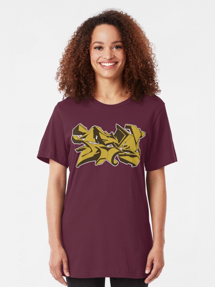 Alternate view of Style graffiti Gold Slim Fit T-Shirt