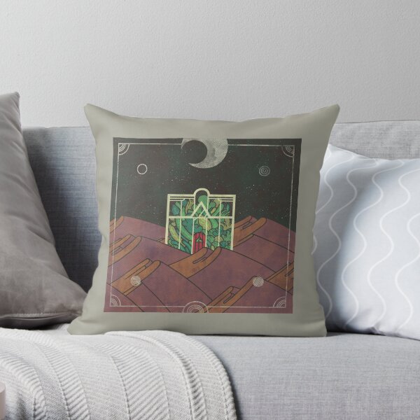 The Last Greenhouse Throw Pillow