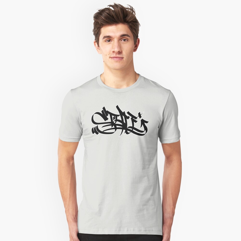 Style marker graffiti blk Slim Fit T-Shirt