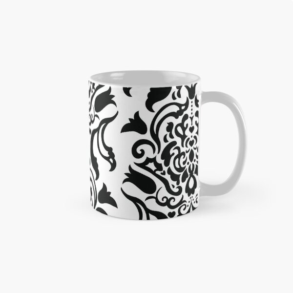 Item preview, Large Scale Black Damask designed and sold by Jennifer Labre.