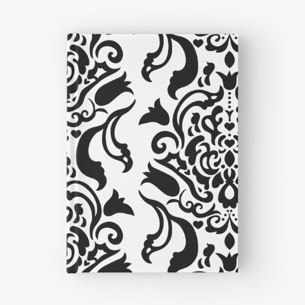 Item preview, Large Scale Black Damask designed and sold by Jennifer Labre.