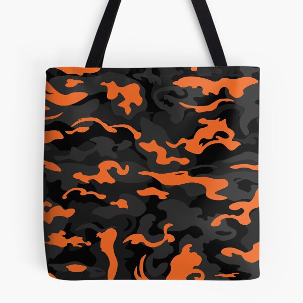Item preview, Camo Style - Black Orange Camouflage designed and sold by rclwow.