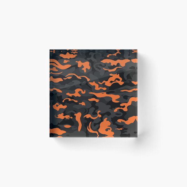 Item preview, Camo Style - Black Orange Camouflage designed and sold by rclwow.