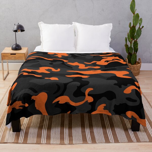 Item preview, Camo Style - Black Orange Camouflage designed and sold by rclwow.
