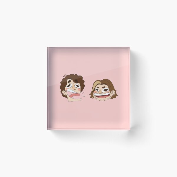 Item preview, game grumps - dan and arin faces designed and sold by cameronbaba.