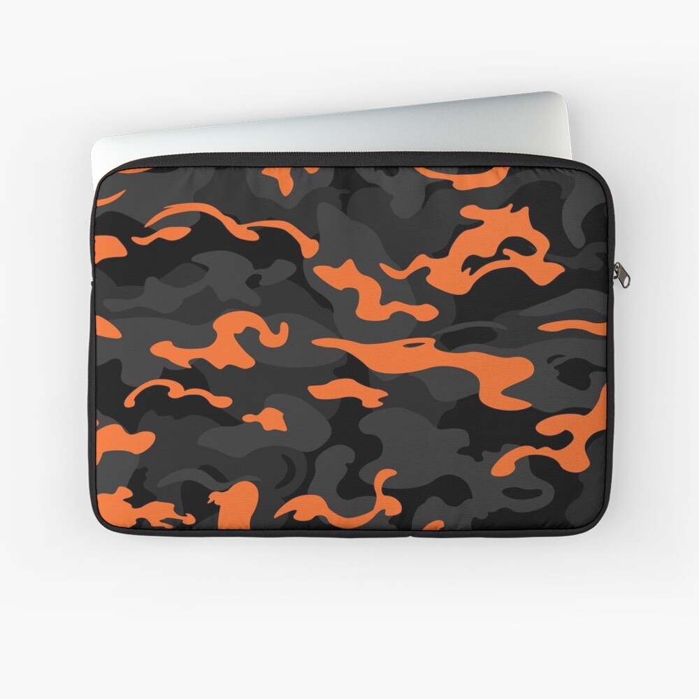 Camouflage Pattern Cool Army Midnight Camo Print Grey & Black