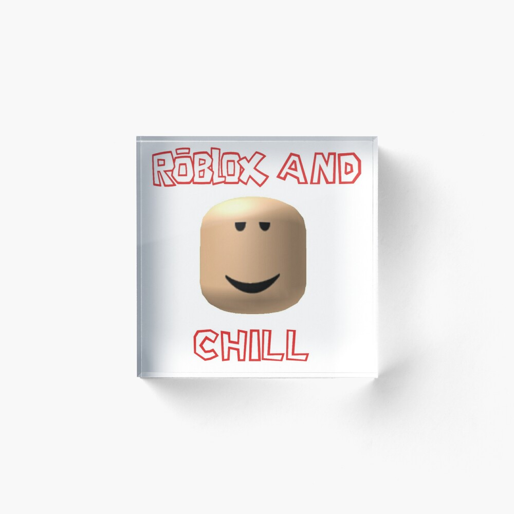 Roblox And Chill Art Board Print By Noupui Redbubble - roblox and chill kids t shirt by noupui redbubble