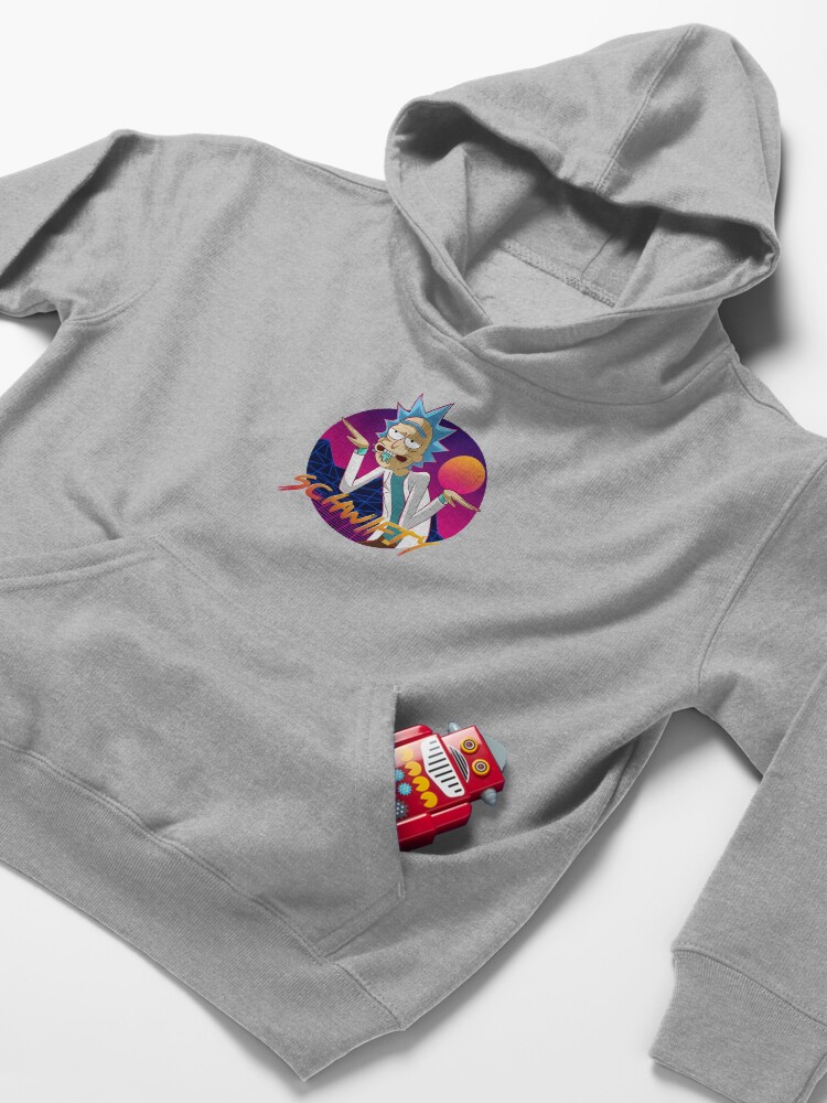 Alternate view of get schwifty Kids Pullover Hoodie