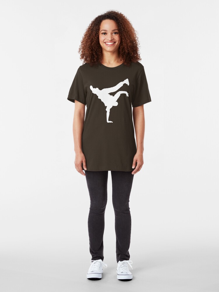 Alternate view of BBOY pose Slim Fit T-Shirt
