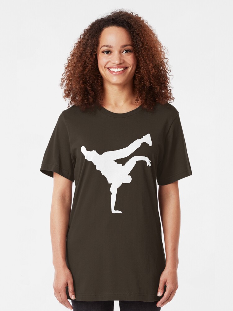 Alternate view of BBOY pose Slim Fit T-Shirt