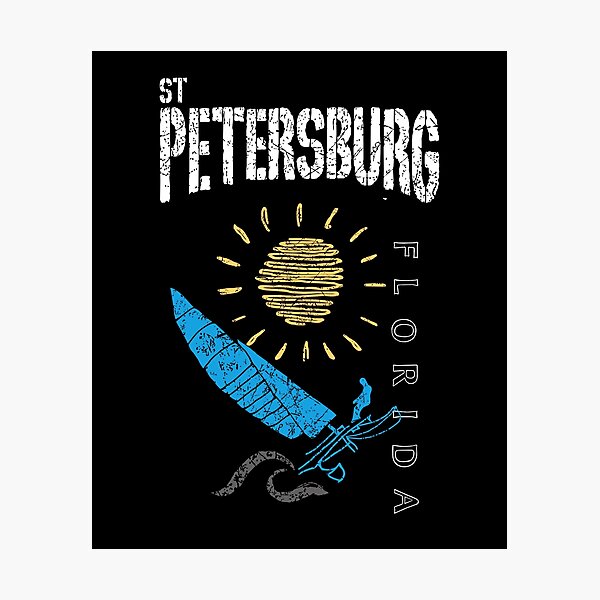 Item preview, St. Petersburg Florida Souvenir, St. Petersburg FL GIft, Sailing Sailboat Catamaran Hobie Cat designed and sold by ArtByBollwitt.