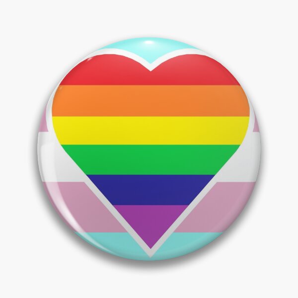 Item preview, Transgender Pride Flag with Homosexual/Gay/Rainbow Heart designed and sold by DisneyFanatic23.