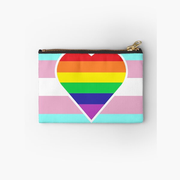 Item preview, Transgender Pride Flag with Homosexual/Gay/Rainbow Heart designed and sold by DisneyFanatic23.