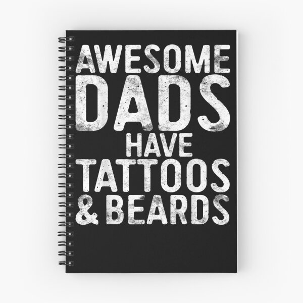 Item preview, Awesome Dads Have Tattoos And Beards Father's Day designed and sold by Bethany0079.
