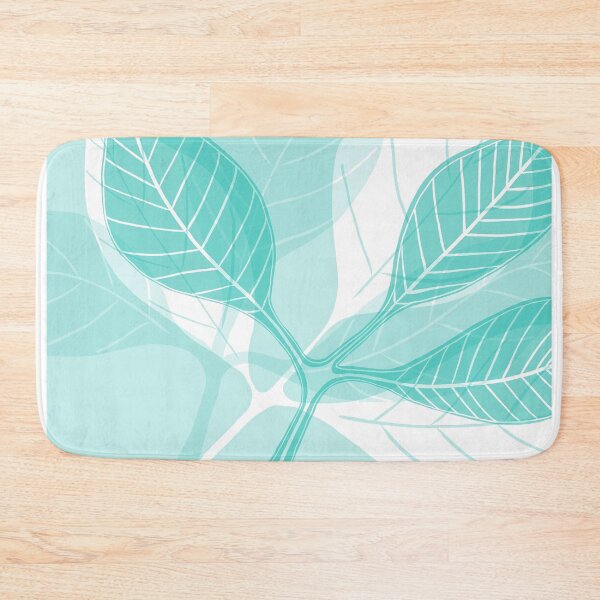 Item preview, "Leaves" | Turquoise Foliage designed and sold by LiseHoltArt.