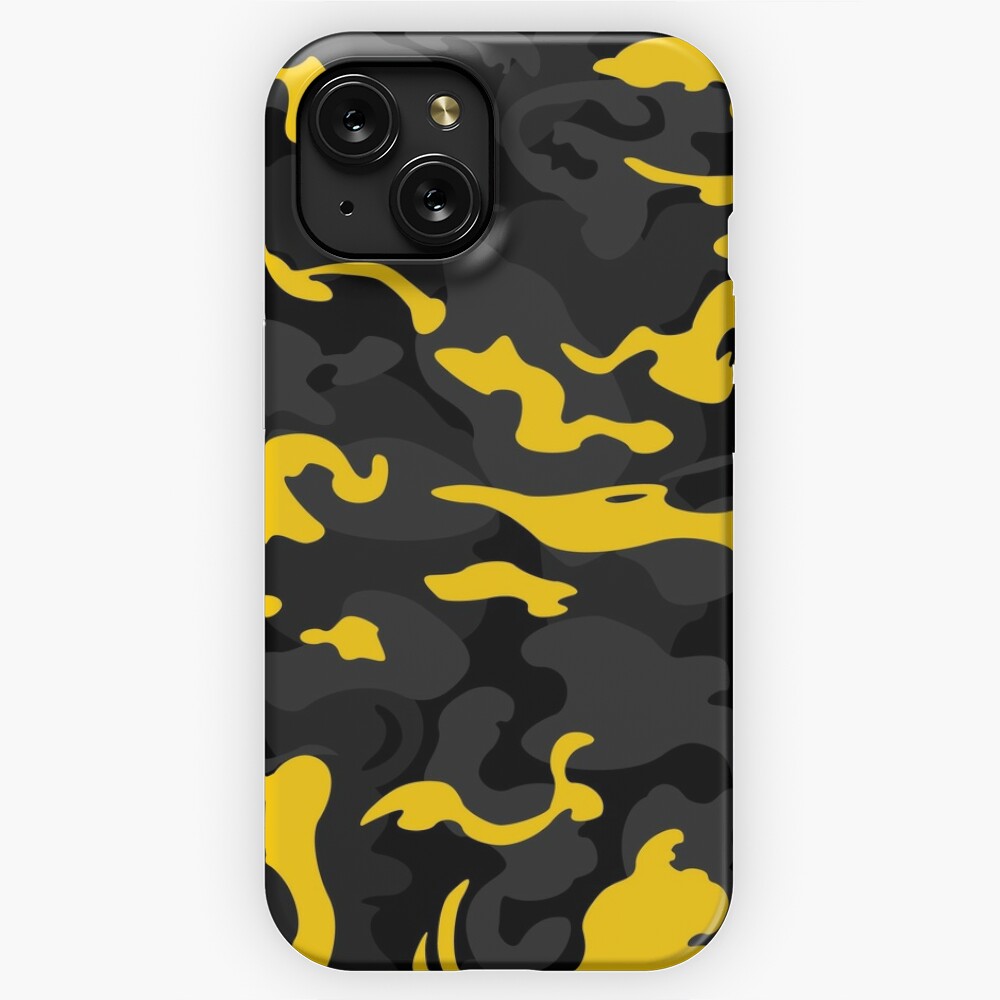 Camo Style - Black and Yellow Camouflage | iPad Case & Skin