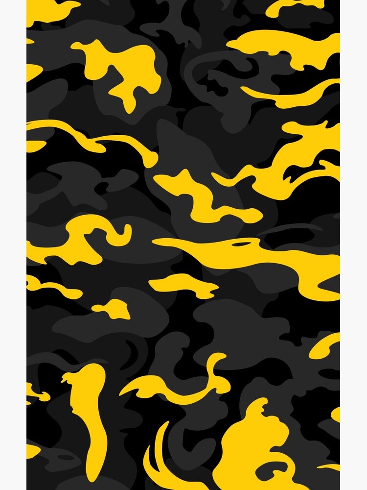 Camo Style - Black and Yellow Camouflage | Samsung Galaxy Phone Case