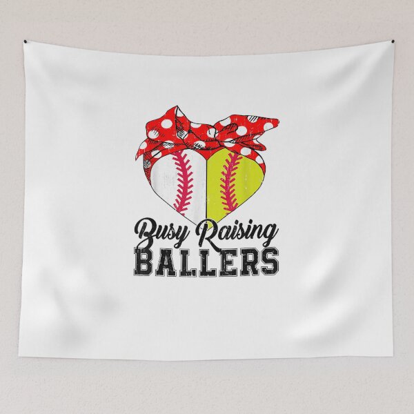 Item preview, Busy Raising Ballers Softball Baseball Baseball Mom Gift designed and sold by Bethany0079.