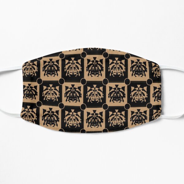 Abstract Tribal Masks Flat Mask