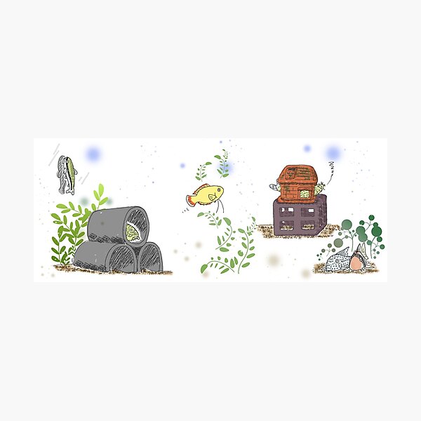 Item preview, Let's swim! Aquarium designed and sold by YukoPenguinmaru.