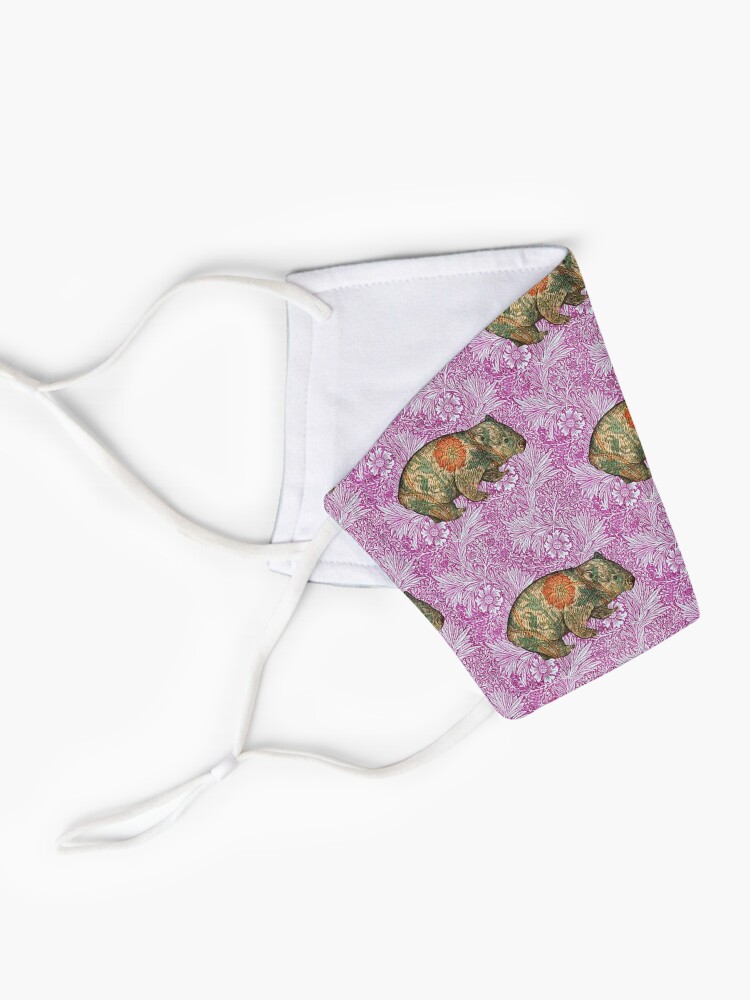 Alternate view of Rossetti's Wombat in Pink Marigold Mask