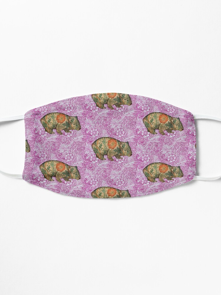 Alternate view of Rossetti's Wombat in Pink Marigold Mask