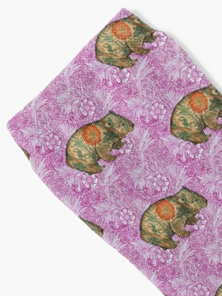 Alternate view of Rossetti's Wombat in Pink Marigold Socks