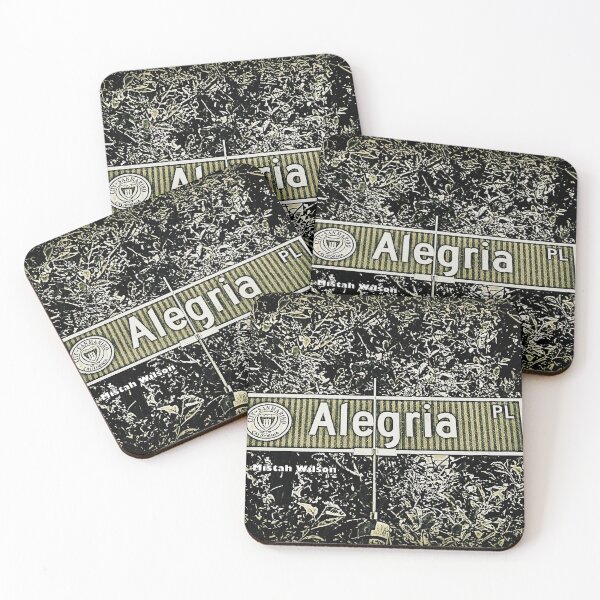 Item preview, Alegria Place, San Marino, CA by Mistah Wilson designed and sold by The Street Sign Store.