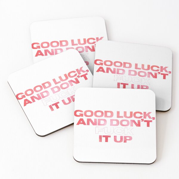 Item preview, Good Luck, and don’t Fuck it Up designed and sold by zellient.