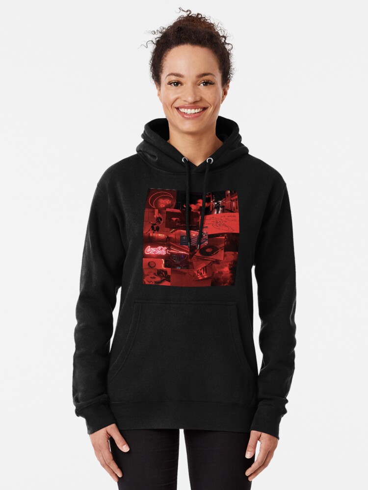 red vibes hoodie