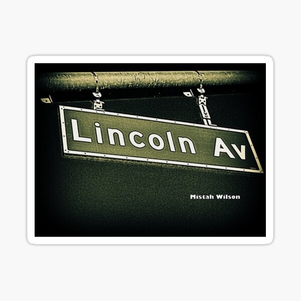 Lincoln Avenue, Pasadena, CA by Mistah Wilson Sticker