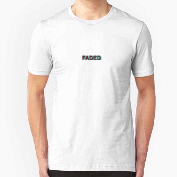 FADED TRIPPY 3-D 3D Slim Fit T-Shirt
