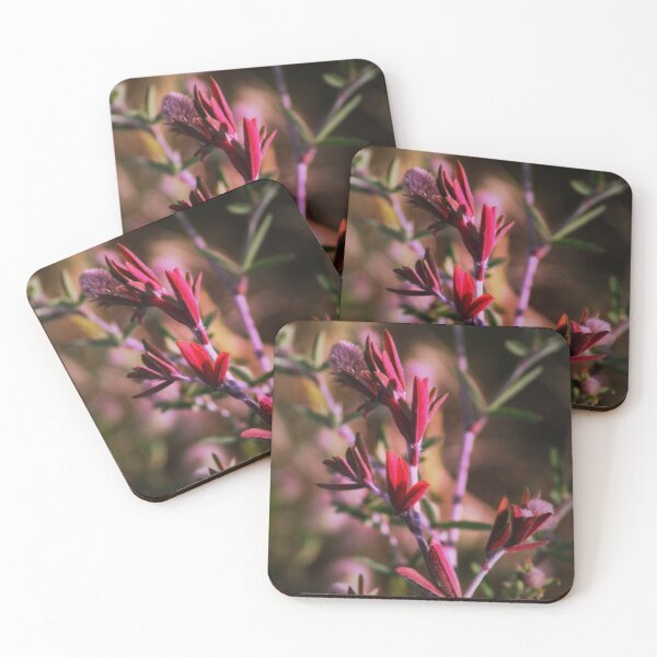 Item preview, hare's foot trefoil, red leaves designed and sold by Dawna Morton.